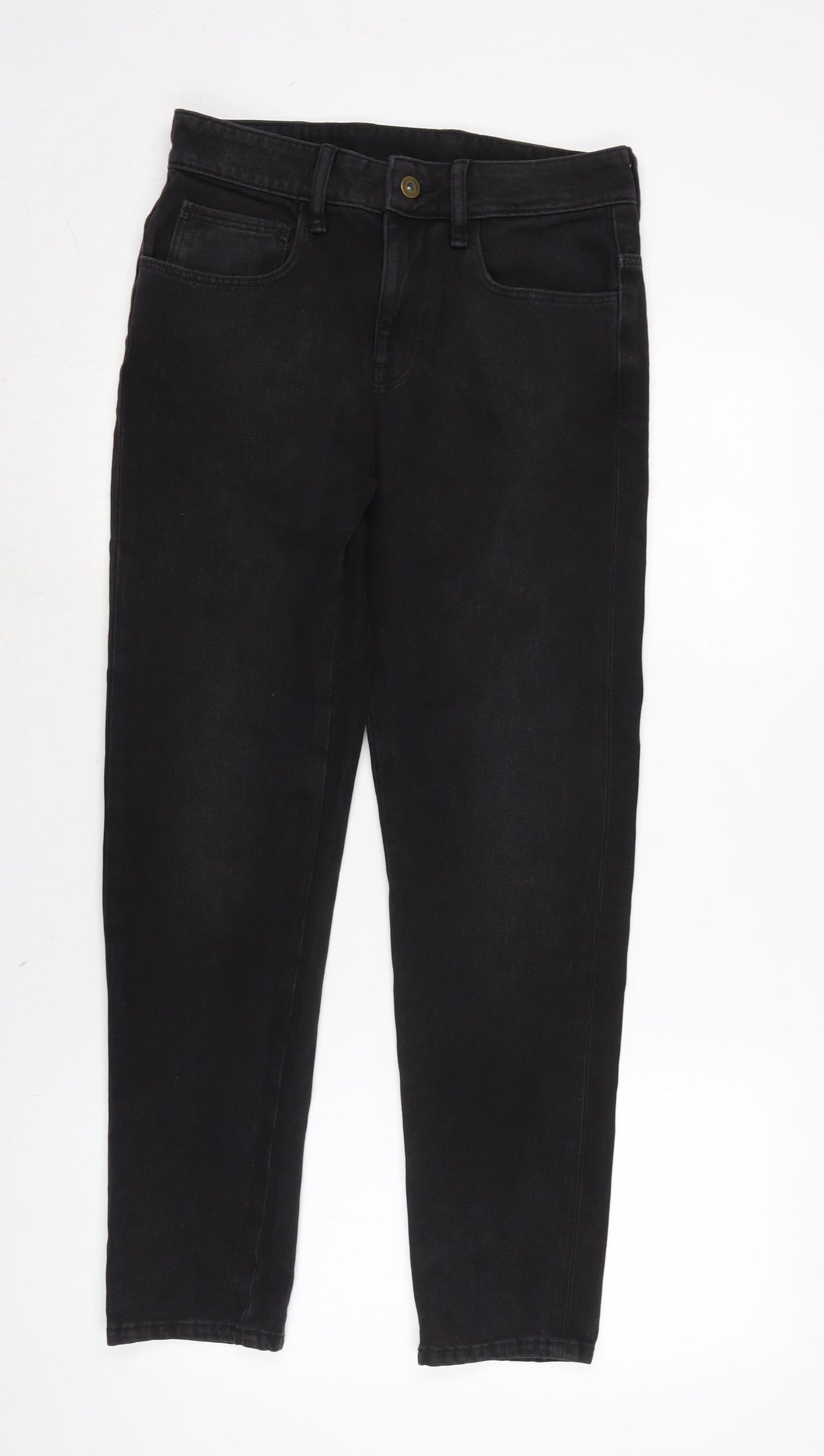 COLLUSION Mens Grey Cotton Tapered Jeans Size 28 in L27 in Regular Zip