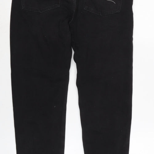 COLLUSION Mens Grey Cotton Tapered Jeans Size 28 in L27 in Regular Zip