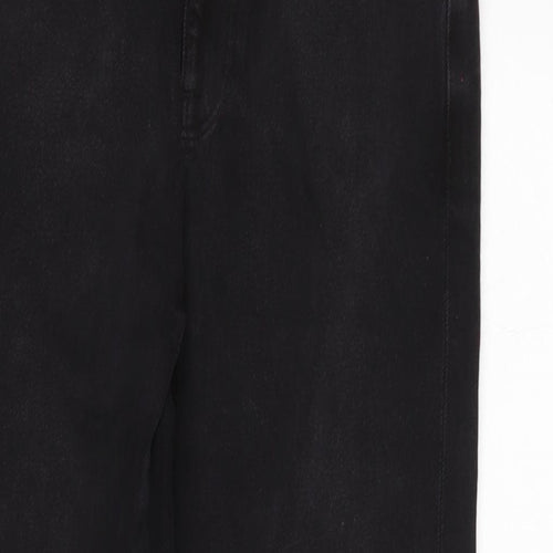 COLLUSION Mens Grey Cotton Tapered Jeans Size 28 in L27 in Regular Zip