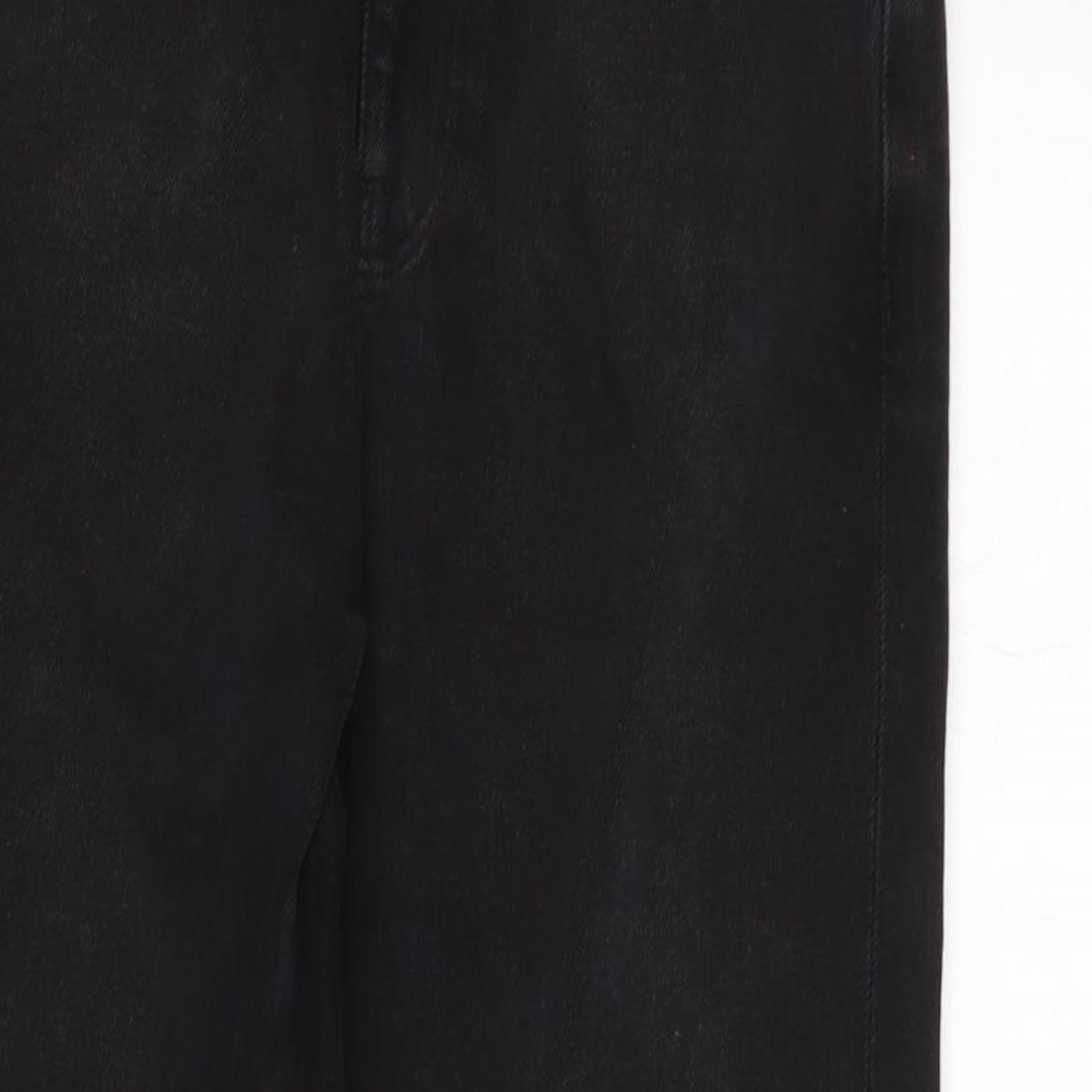 COLLUSION Mens Grey Cotton Tapered Jeans Size 28 in L27 in Regular Zip
