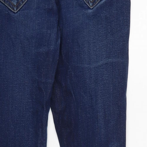 NEXT Mens Blue Cotton Blend Skinny Jeans Size 30 in L29 in Regular Zip