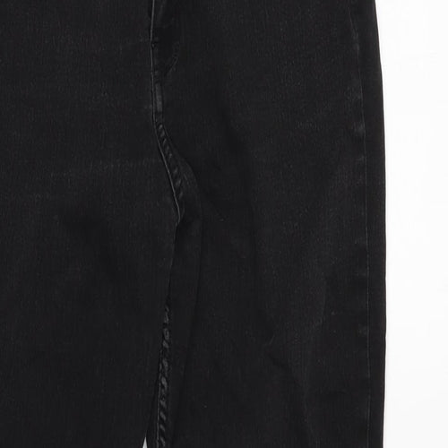 H&M Mens Grey Cotton Blend Tapered Jeans Size 32 in L28 in Regular Zip