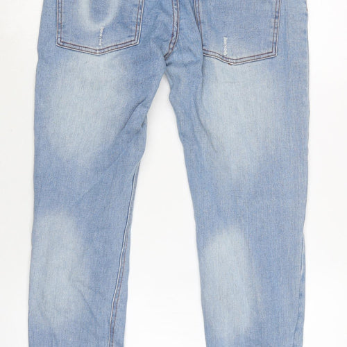 Cheap Monday Mens Blue Cotton Blend Straight Jeans Size 30 in L27 in Regular Zip
