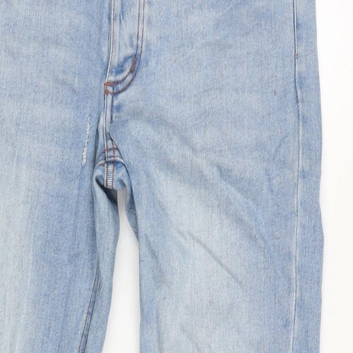 Cheap Monday Mens Blue Cotton Blend Straight Jeans Size 30 in L27 in Regular Zip