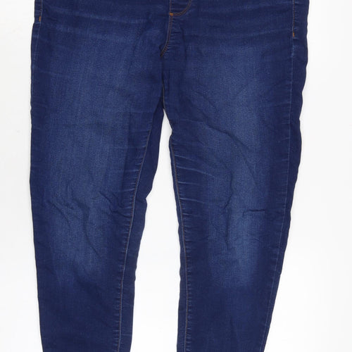Dorothy Perkins Womens Blue Cotton Blend Jegging Jeans Size 8 L25.5 in Regular
