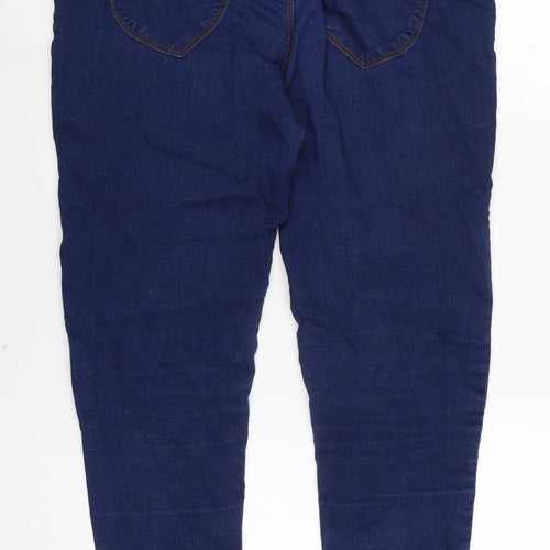 Dorothy Perkins Womens Blue Cotton Blend Jegging Jeans Size 8 L25.5 in Regular