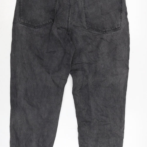 ASOS Mens Grey Cotton Straight Jeans Size 29 in L26 in Regular Button