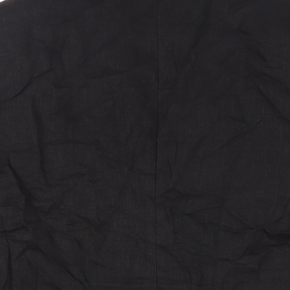 Holland Esquire Mens Black Jacket Blazer Size 42 Button