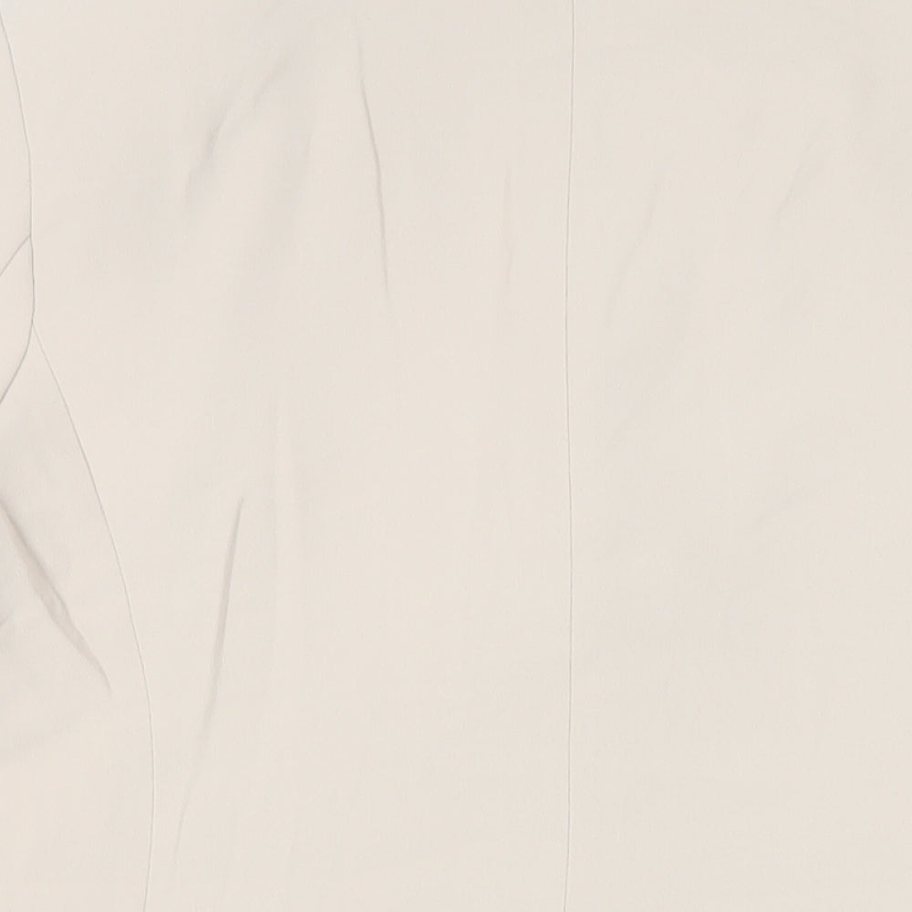 Marks and Spencer Womens Beige Jacket Blazer Size 16 - Open Ruched Sleeve