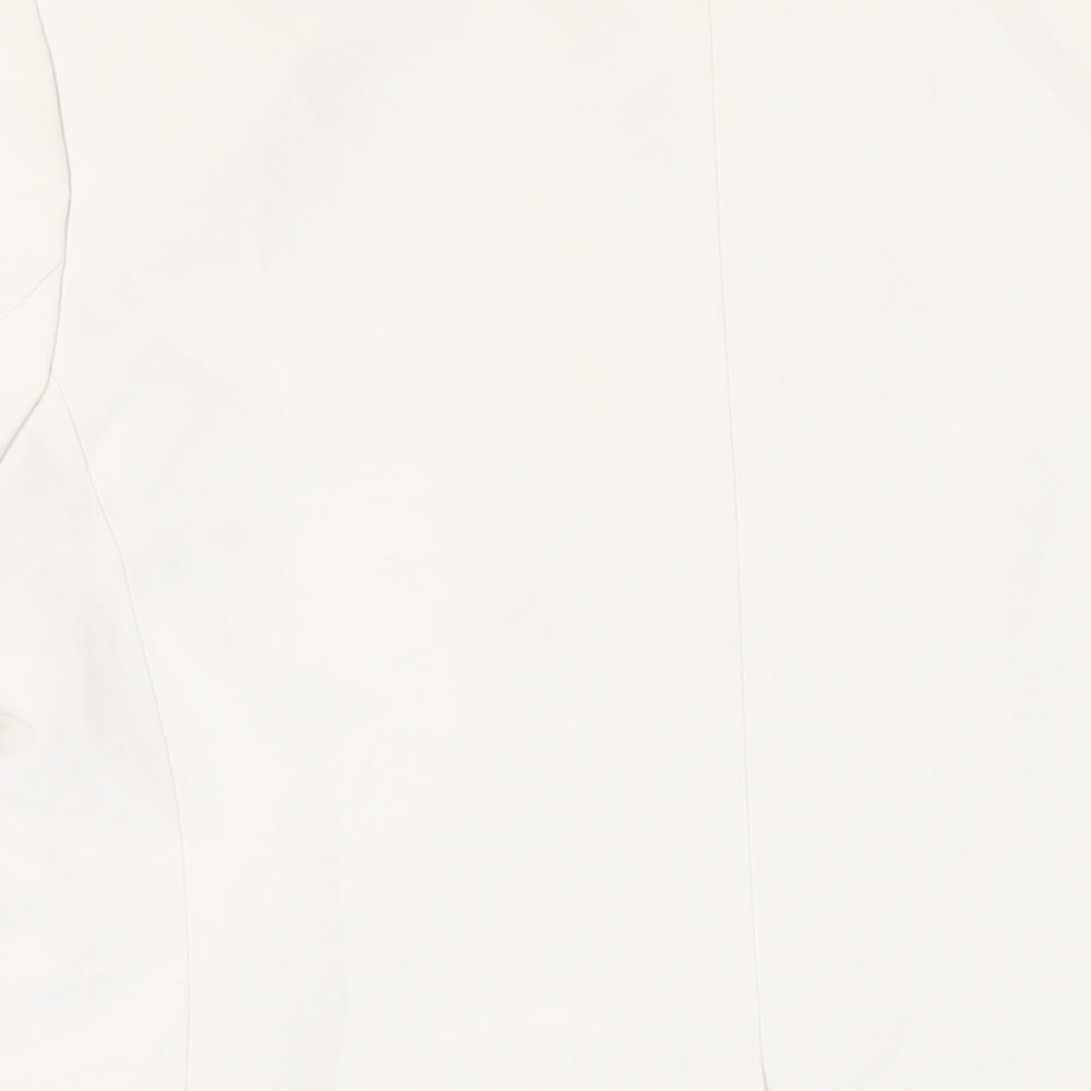 Marks and Spencer Womens Beige Jacket Blazer Size 14 Button