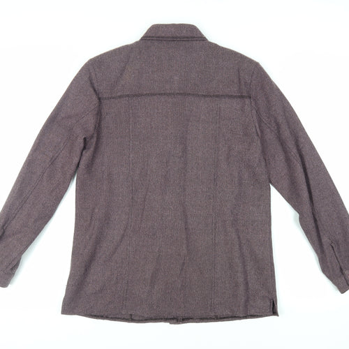Oscar B. Womens Purple Jacket Size 12 Button - Lightweight