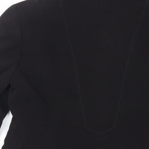 Marks and Spencer Womens Black Jacket Blazer Size 10 Button