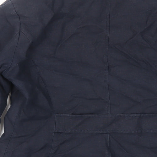 NEXT Womens Blue Jacket Blazer Size 12 Button