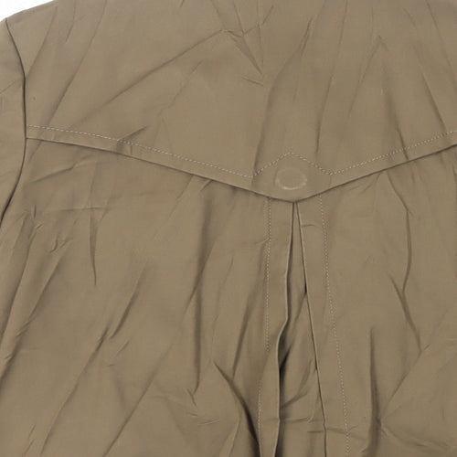 NEXT Womens Brown Jacket Size 8 Snap