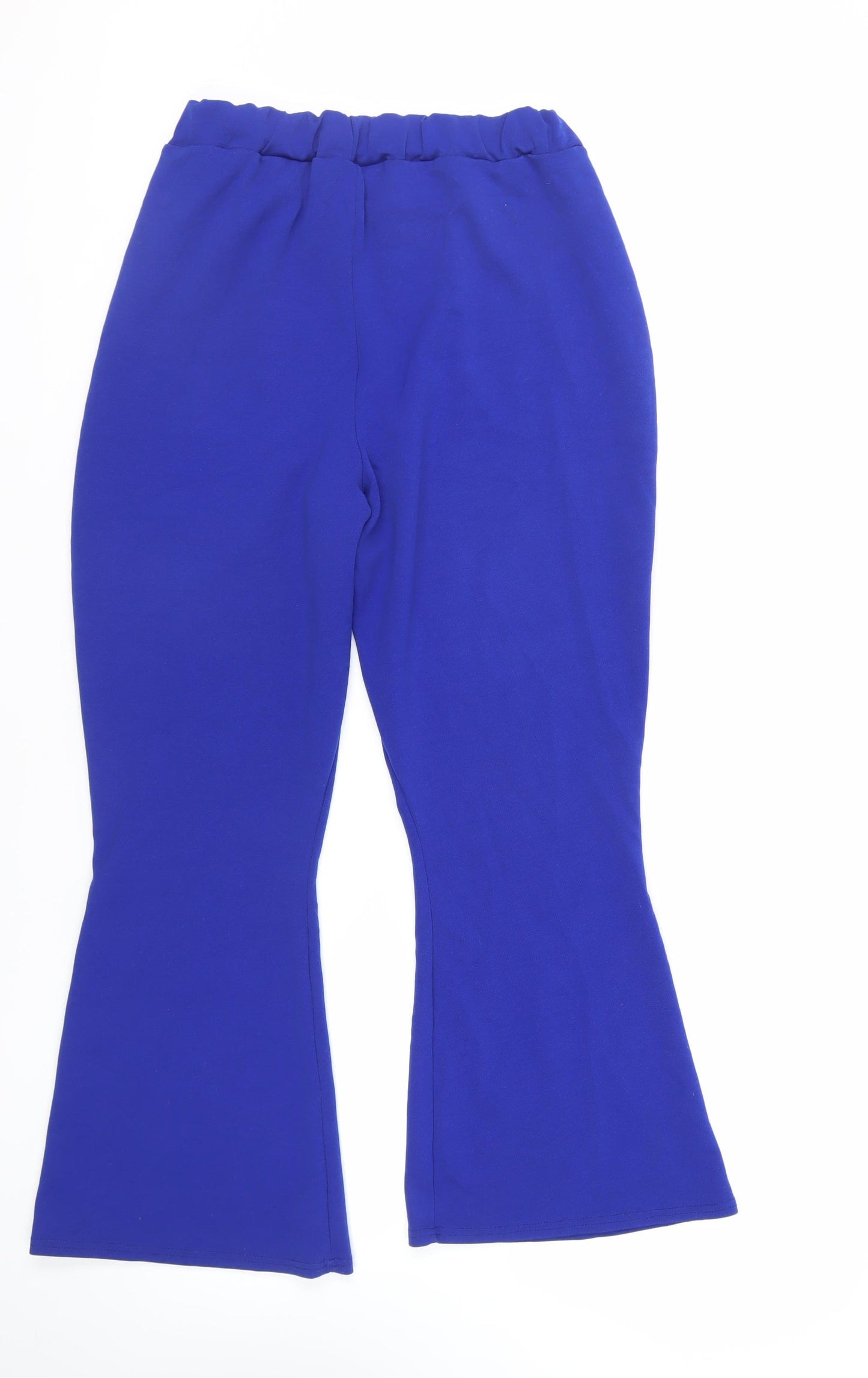 LOVE YOURS Womens Blue Polyester Jogger Trousers Size 18 L28 in Regular - Elasticated Waist