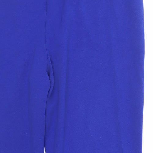 LOVE YOURS Womens Blue Polyester Jogger Trousers Size 18 L28 in Regular - Elasticated Waist