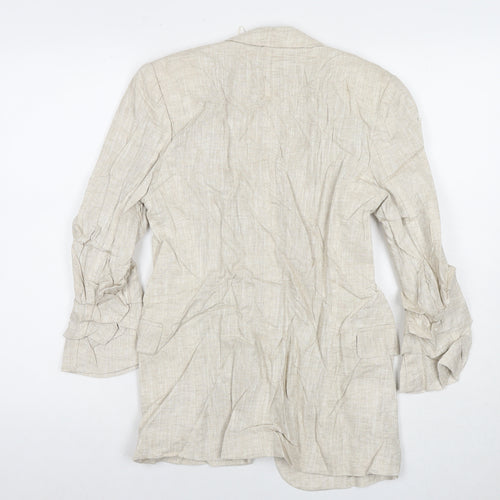 Marks and Spencer Womens Beige Jacket Blazer Size 6