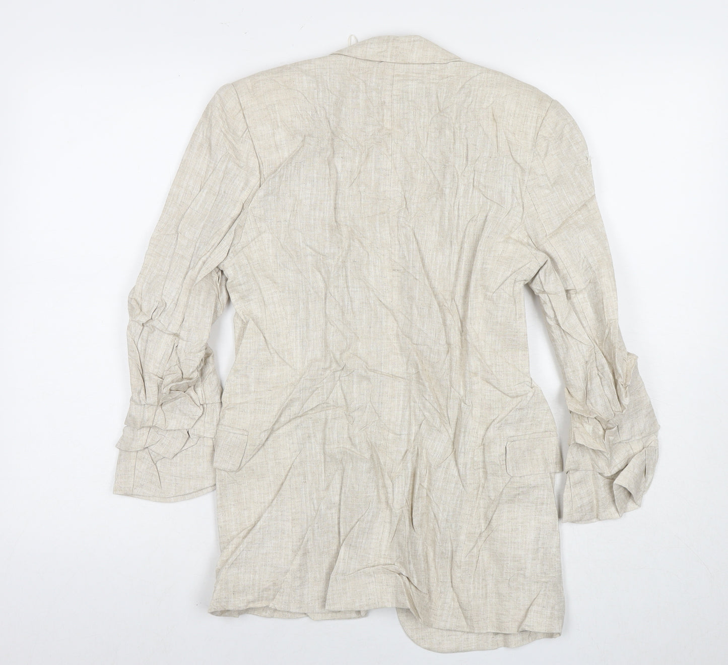 Marks and Spencer Womens Beige Jacket Blazer Size 6