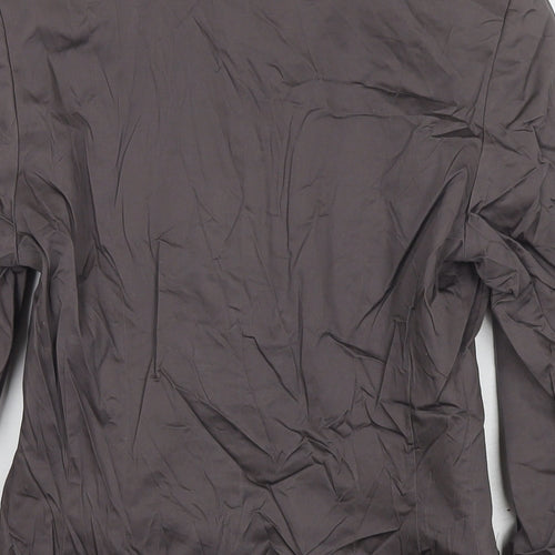 H&M Womens Brown Jacket Blazer Size 10 Button