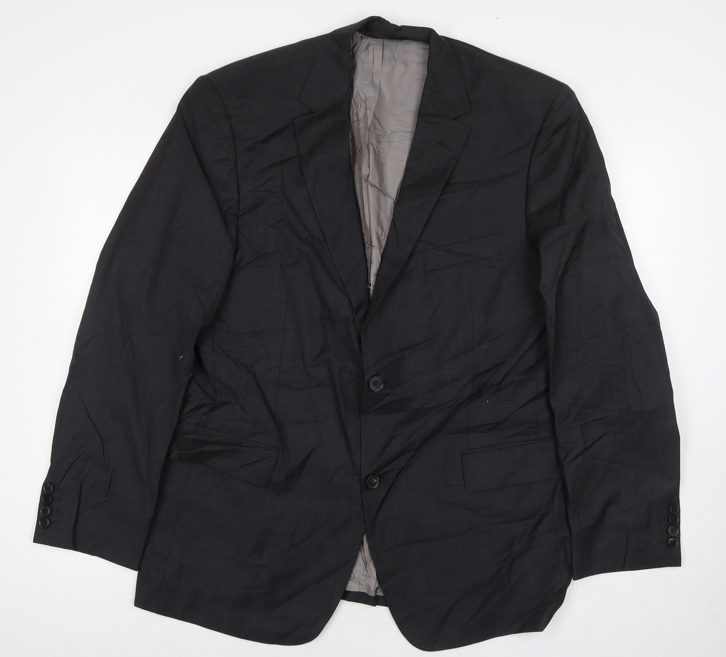 Boss Mens Grey Wool Jacket Suit Jacket Size 54 Regular - Label Size 54