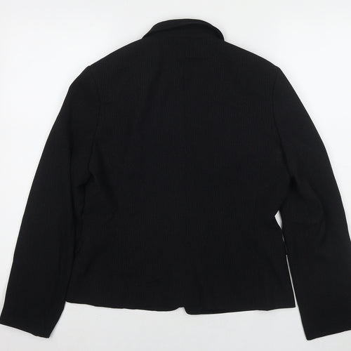 NEXT Womens Black Jacket Blazer Size 12 Button