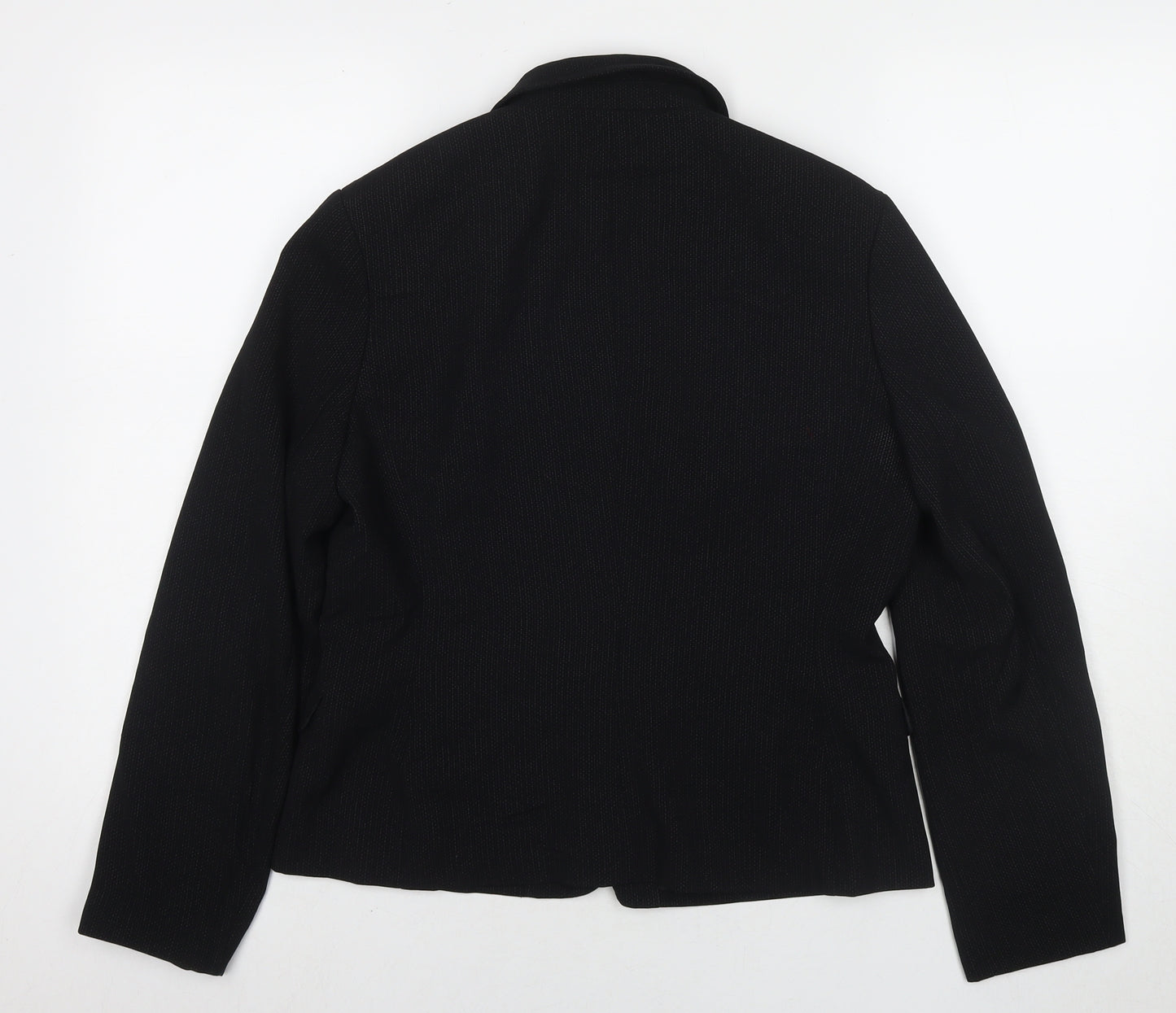 NEXT Womens Black Jacket Blazer Size 12 Button