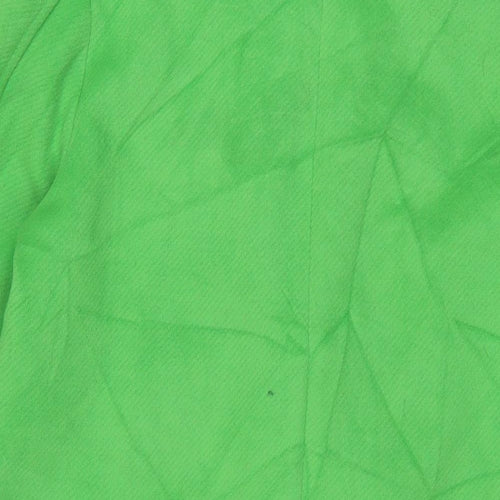 Marks and Spencer Womens Green Overcoat Coat Size 12 Button