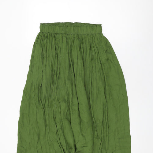 Gap Womens Green Polyester Swing Skirt Size XS