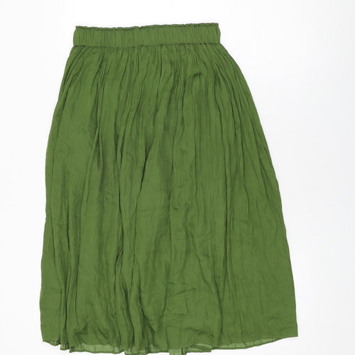 Gap Womens Green Polyester Swing Skirt Size XS