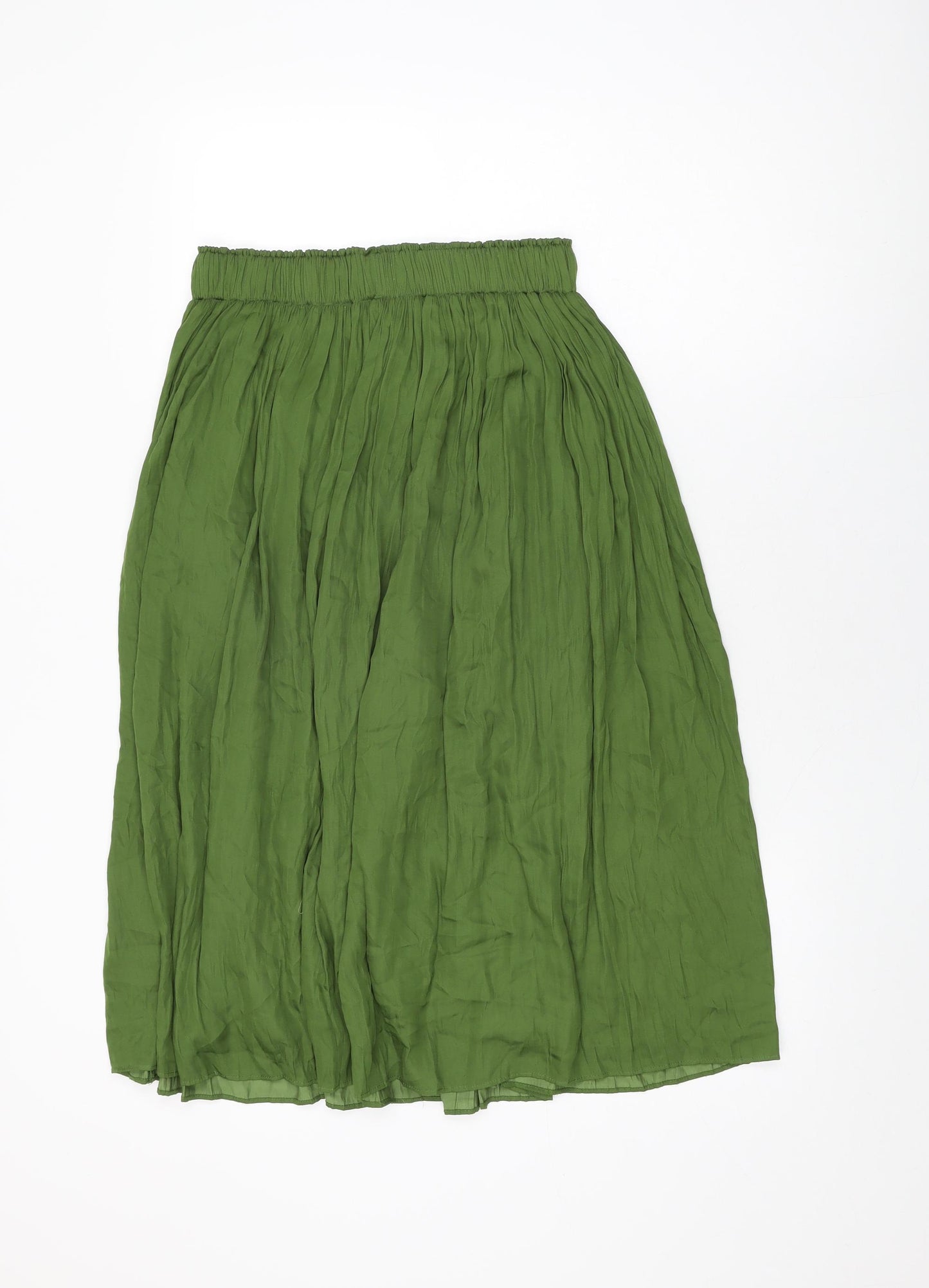 Gap Womens Green Polyester Swing Skirt Size XS