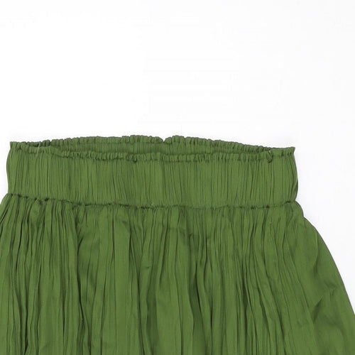 Gap Womens Green Polyester Swing Skirt Size XS