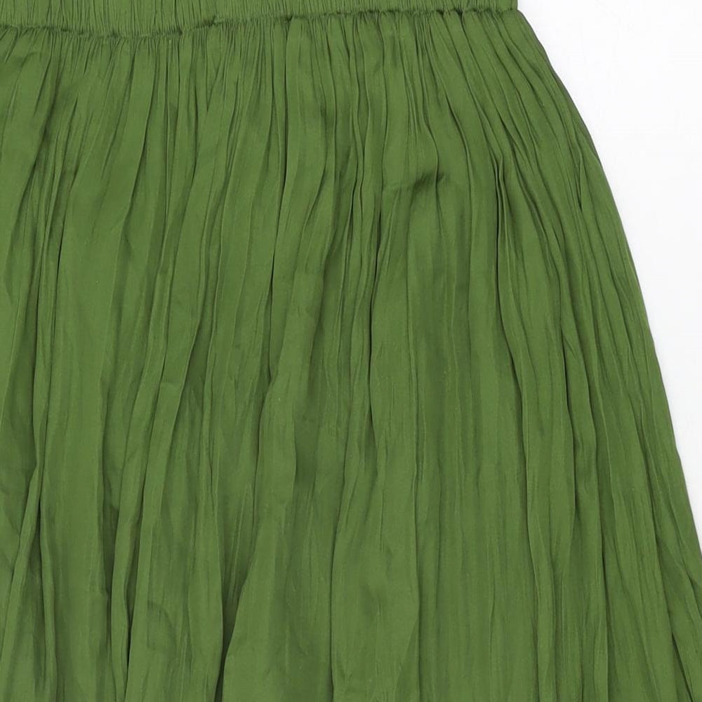 Gap Womens Green Polyester Swing Skirt Size XS