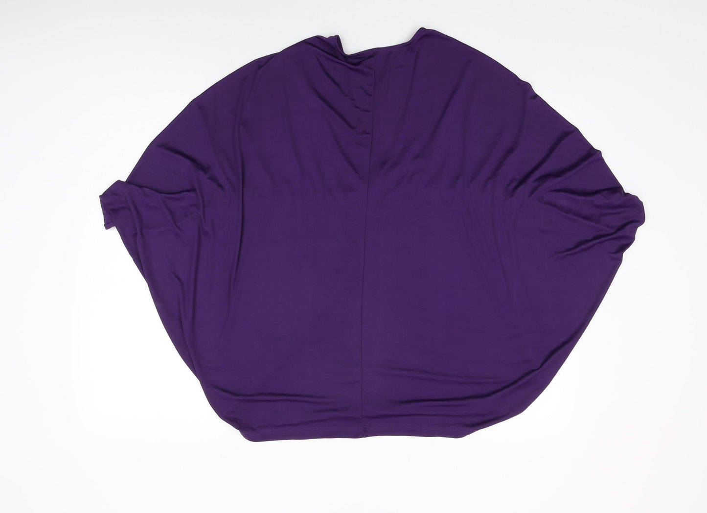 ASOS Womens Purple Polyester Basic Blouse Size 8 V-Neck