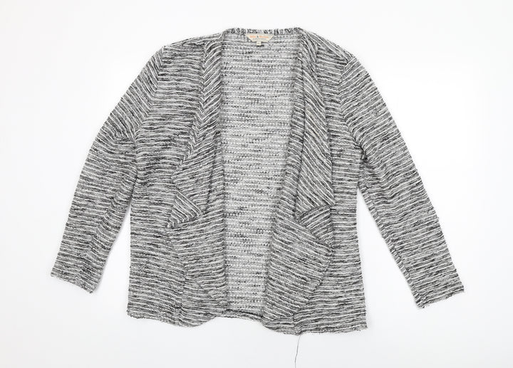 Dorothy Perkins Womens Grey Geometric Jacket Size 18