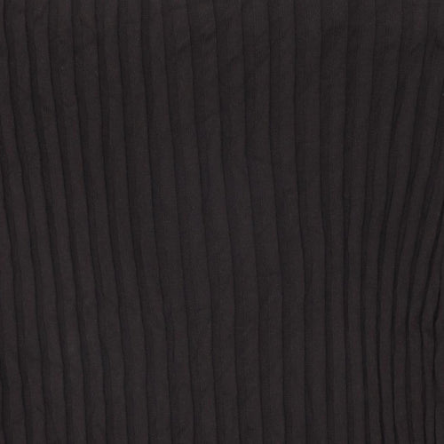 Marks and Spencer Womens Brown Cotton Flare Skirt Size 24