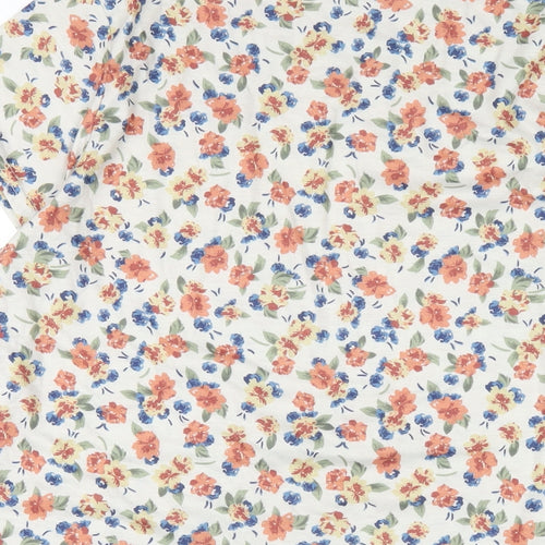 In the Style Womens Multicoloured Floral Polyester A-Line Size 12 Round Neck Pullover