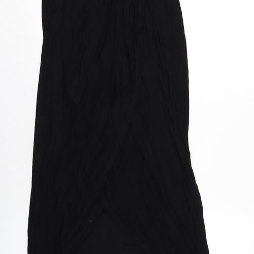 NEXT Womens Black Viscose A-Line Skirt Size 8