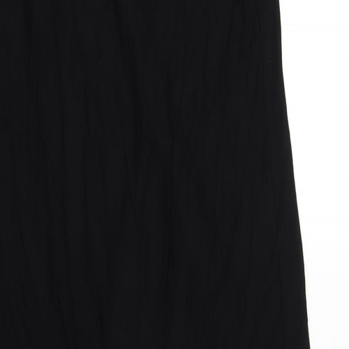 NEXT Womens Black Viscose A-Line Skirt Size 8