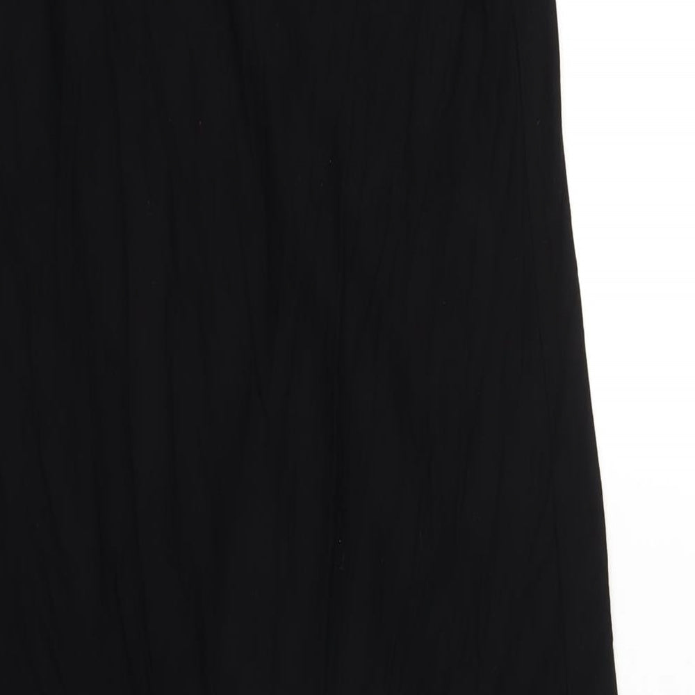 NEXT Womens Black Viscose A-Line Skirt Size 8