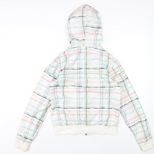 Billabong Womens Multicoloured Geometric Windbreaker Coat Size S Zip