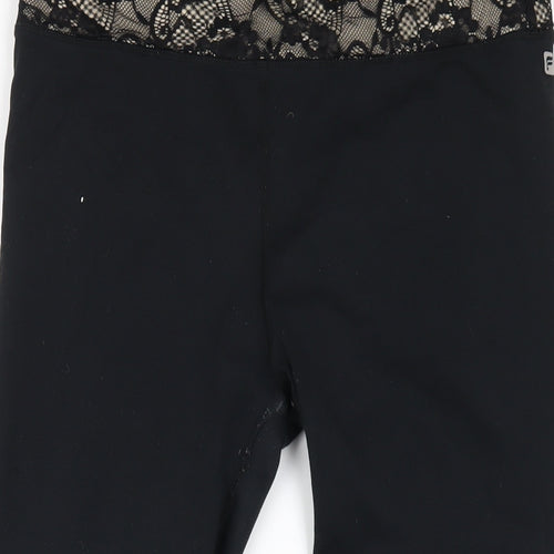 Fabletics Womens Black Polyester Carrot Leggings Size L L27 in