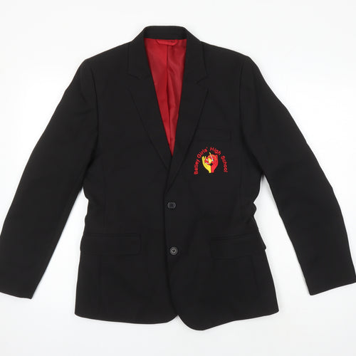 Winterbottoms Girls Black Jacket Blazer Size 12-13 Years - Batley Girls High School