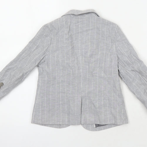 Autograph Boys Grey Pinstripe Jacket Blazer Size 3-4 Years