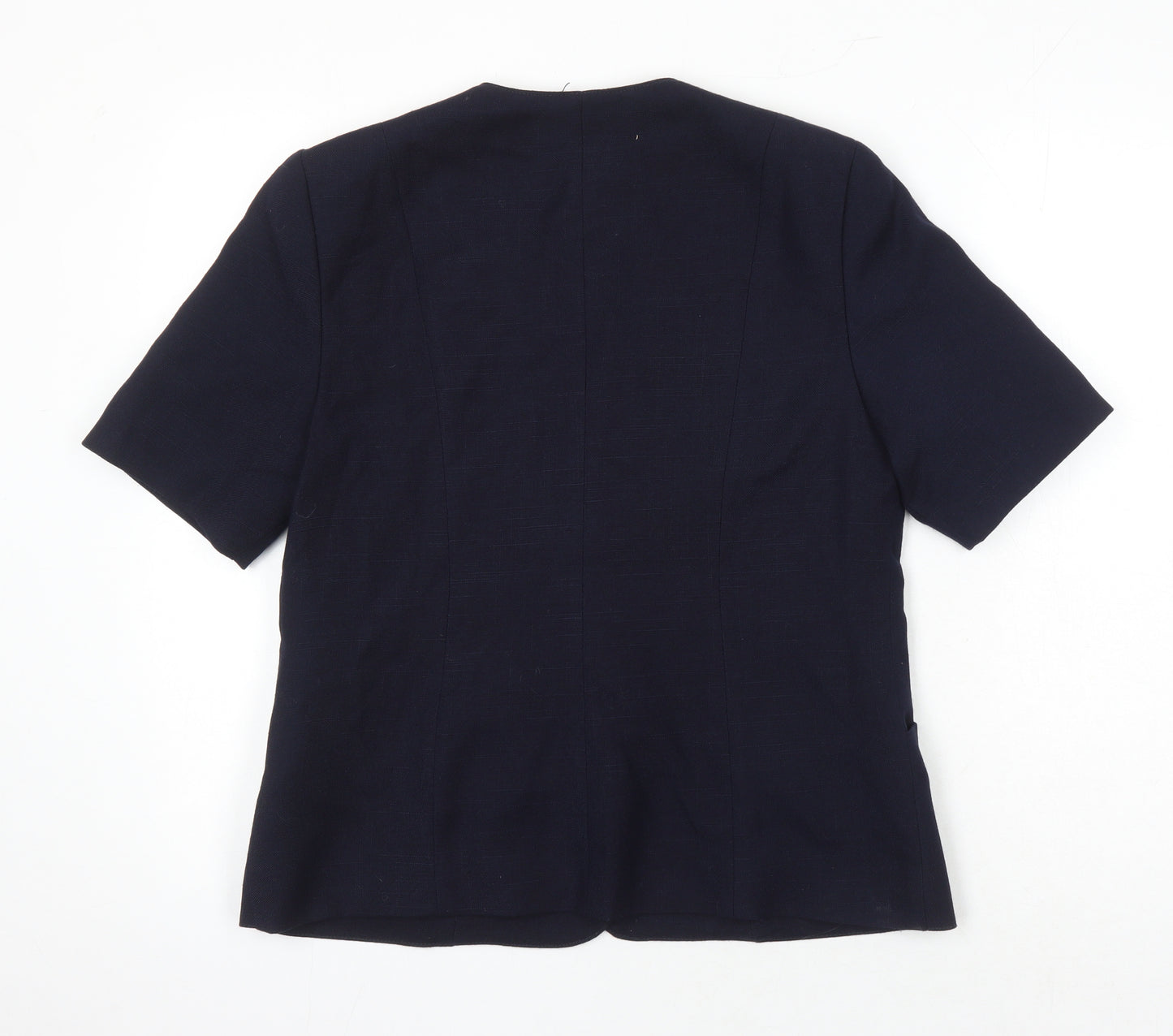 First avenue Womens Blue Jacket Blazer Size 14