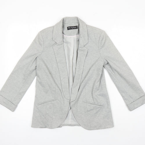 Miss Selfirdge Womens Grey Jacket Blazer Size 10