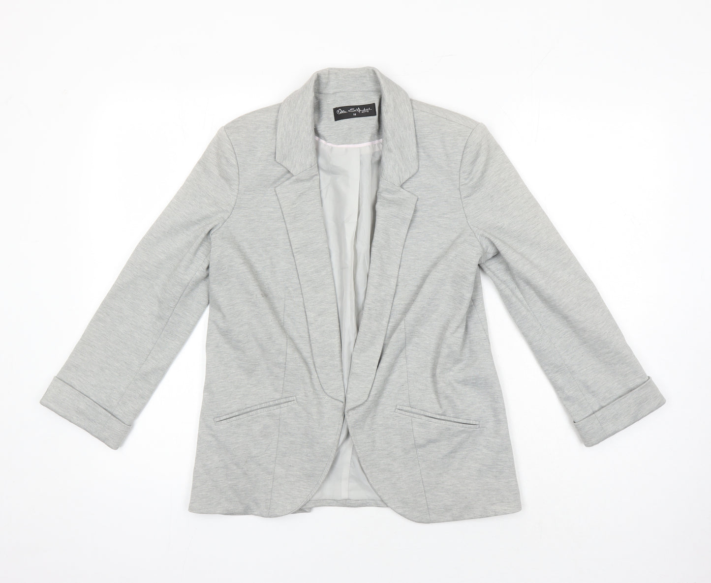 Miss Selfirdge Womens Grey Jacket Blazer Size 10