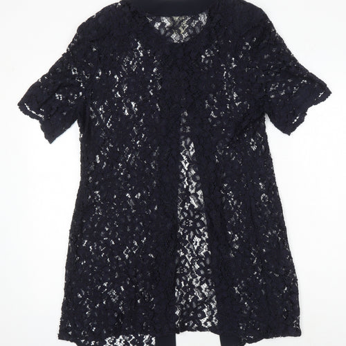 Modern Classics Womens Black Jacket Blazer Size 14 - Lace