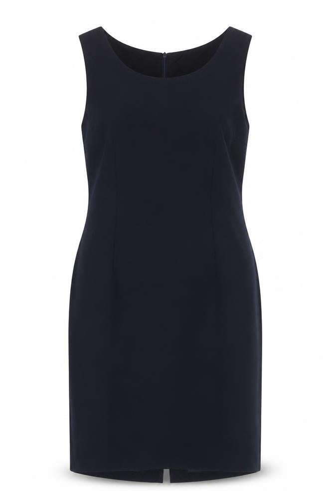 Modern Classics Womens Blue Polyester Pinafore/Dungaree Dress Size 14 Scoop Neck