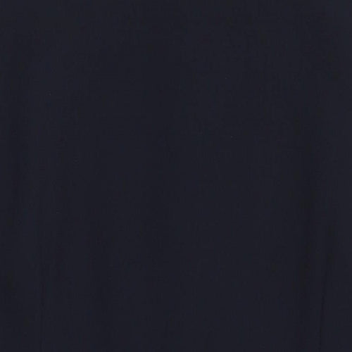 Modern Classics Womens Blue Polyester Pinafore/Dungaree Dress Size 14 Scoop Neck