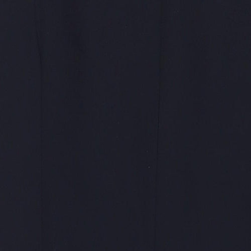 Modern Classics Womens Blue Polyester Pinafore/Dungaree Dress Size 14 Scoop Neck